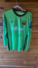 Maglia Champions Barcellona autografata