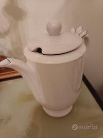Caffettiera fine porcellana marchio Verbano Laveno