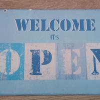 Targhetta in ferro “Open/Close” – Maison du Monde