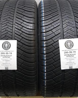 2 GOMME 295 35 19 MICHELIN A61586