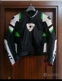 vento tuta moto pelle Revi't usata una volta