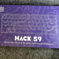 Epomaker Hack59 Tastiera Meccanica Wireless