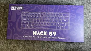 Epomaker Hack59 Tastiera Meccanica Wireless