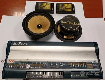 amplificatore casse crossover 