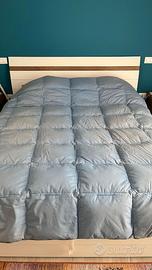 Piumone d'oca matrimoniale con copri in cotone