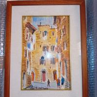 Quadro Rodolfo Marma "Piazza Peruzzi", Firenze