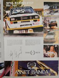 autografo Stig Blomqvist 
