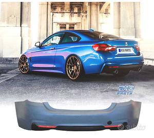 PARAURTI POSTERIORE BMW F32 F33 LOOK M DOPPIA USCI
