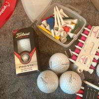 Palline da golf + tee