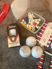Palline da golf + tee