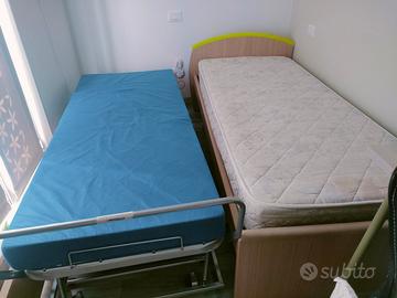 letto singolo più letto a scomparsa.