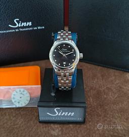 Sinn 456.TW12.ST Diamonds, steel bracelet, second