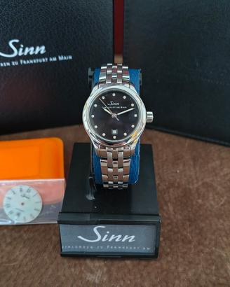 Sinn 456.TW12.ST Diamonds, steel bracelet, second