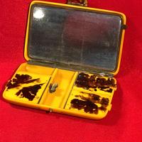 trousse vintage anni 40 in bachelite tartarugata