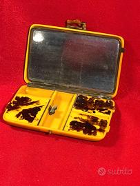 trousse vintage anni 40 in bachelite tartarugata