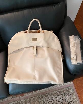 Porta Abiti bianco in pelle SAMSONITE - nuovo