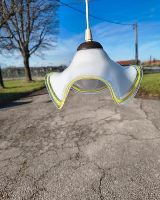 Piccolo lampadario vetro vintage