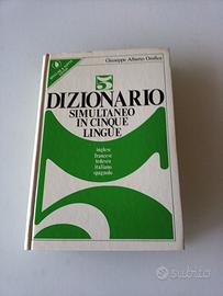 Dizionario Simultaneo in Cinque Lingue Sperling 