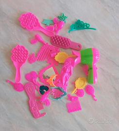 Lotto accessori cura capelli collezione Barbie