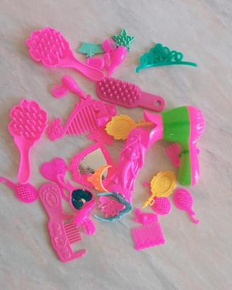 Lotto accessori cura capelli collezione Barbie