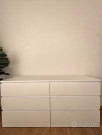 Cassettiera Ikea Malm 6 cassetti