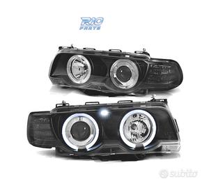 FARI OCCHI ANGEL BMW E38 98-01 NERI ADATTI XENON D