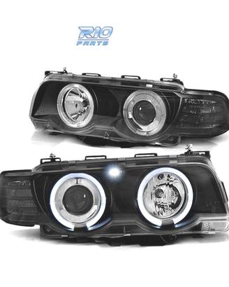 FARI OCCHI ANGEL BMW E38 98-01 NERI ADATTI XENON D
