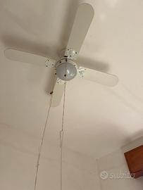 Lampadario ventilatore vintage anni 80
