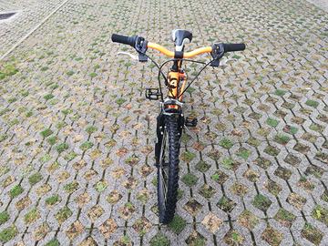 Bici mtb invader 24" arancio nero/opaco