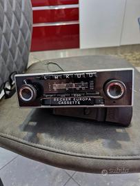 Autoradio epoca Becker anni 80 con presa iPod