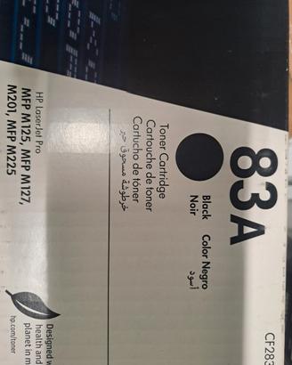 TONNER ORIGINALI HP 83A (3 pezzi)