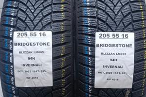 2 GOMME 205 55 16 BRIDGESTONEINV RIF4018