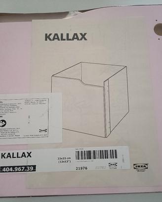 Ante Kallax Ikea colore rosa 