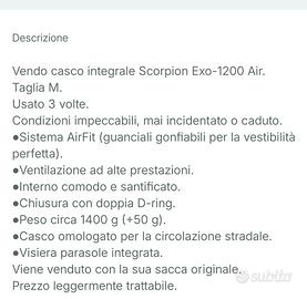 casco Scorpion Exo-1200 Air 