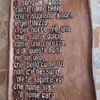 Quadretto con poesia per la mamma 