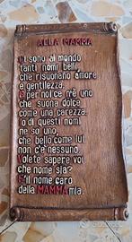 Quadretto con poesia per la mamma 