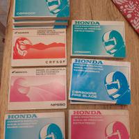 libretti uso e manutenzione Honda