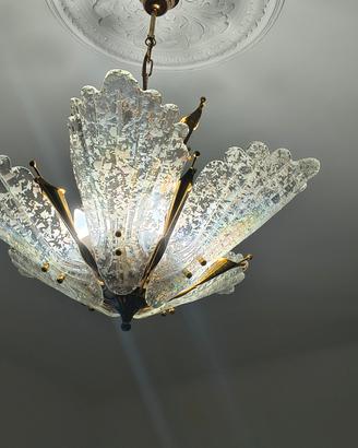 lampadario vetro murano anni 50/70 di nonna