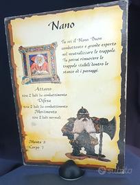 Heroquest MB – Carta Eroe Nano Originale