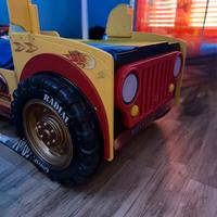 Letto singolo monster truck