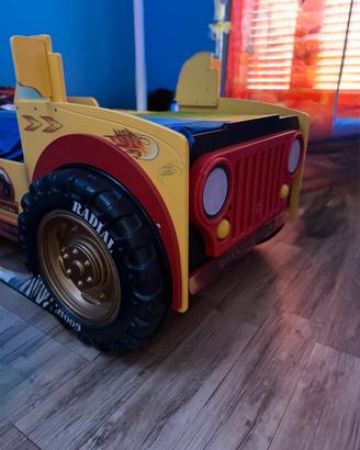 Letto singolo monster truck