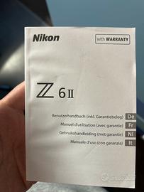 Manuale d’uso Nikon Z6 II