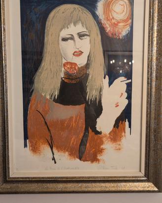 Quadro Litografia originale William Tode 