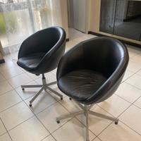 Sedie girevoli in ecopelle 