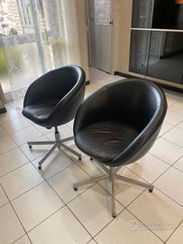 Sedie girevoli in ecopelle 