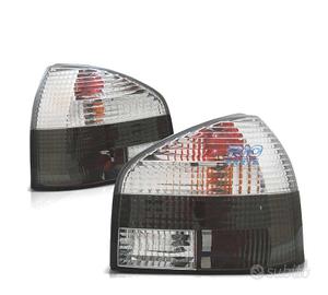 FANALI AUDI A3 8L 96-00 HATCHBACK BIANCO AFFUMICAT