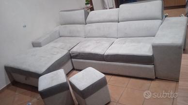 Divano grigio 275 cm