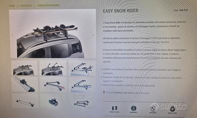 PORTASCI E SNOWBOARD DA APPLICARE SU BARRE PORTAT