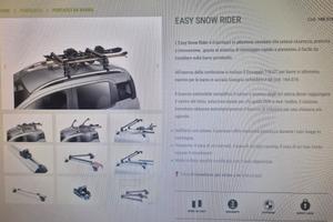 PORTASCI E SNOWBOARD DA APPLICARE SU BARRE PORTAT