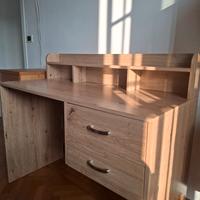 Scrivania in legno rovere-robusta 110x50